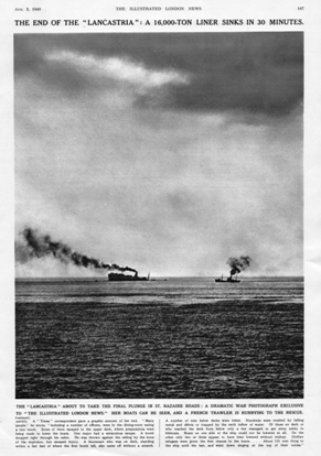 Lancastria sinking